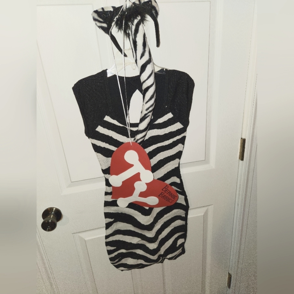 DIY Zebra Beanie Baby